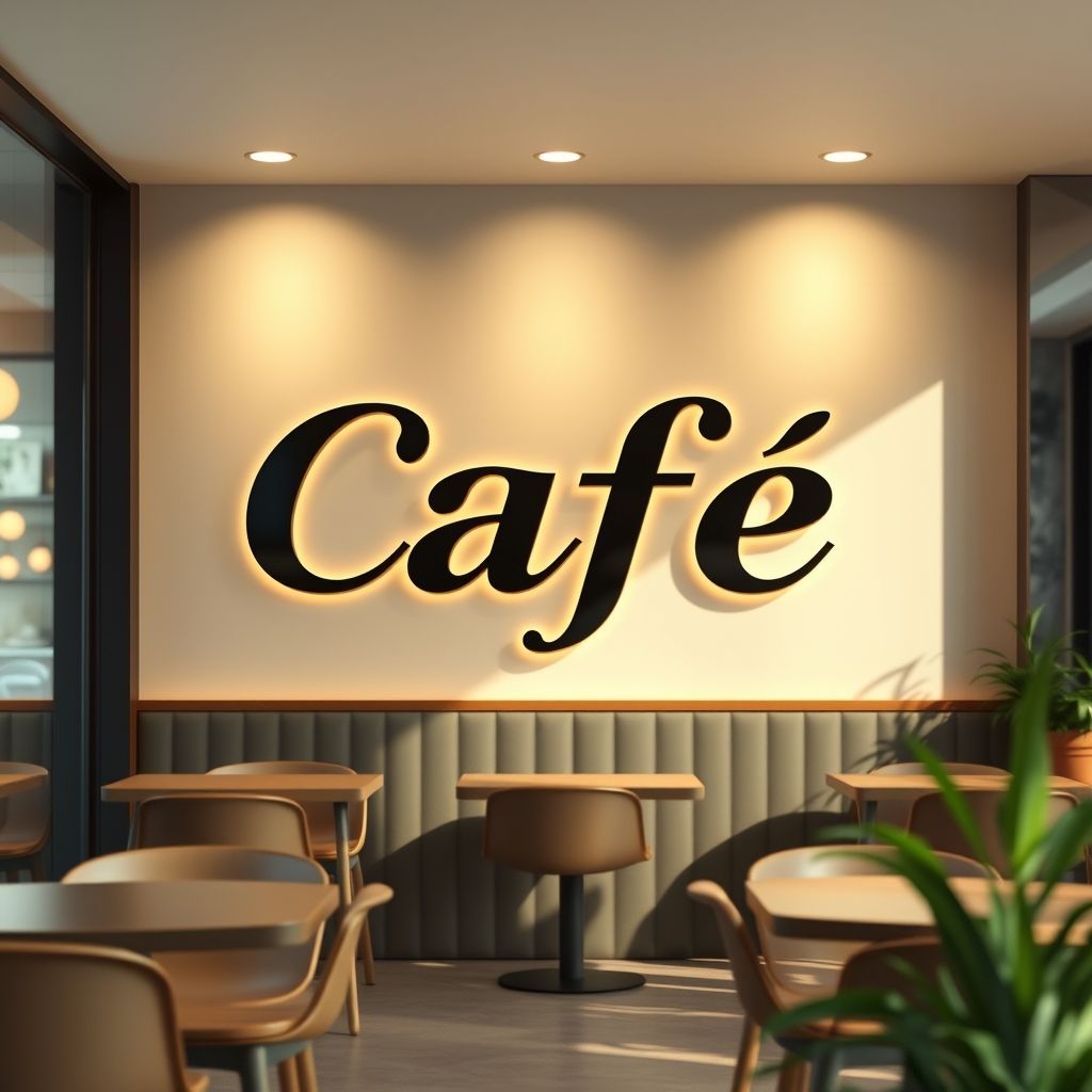 เทคโนโลยีใหม่ในการสร้างโลโก้คาเฟ่